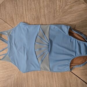 Every TURN Light Blue One-Piece dance Leo